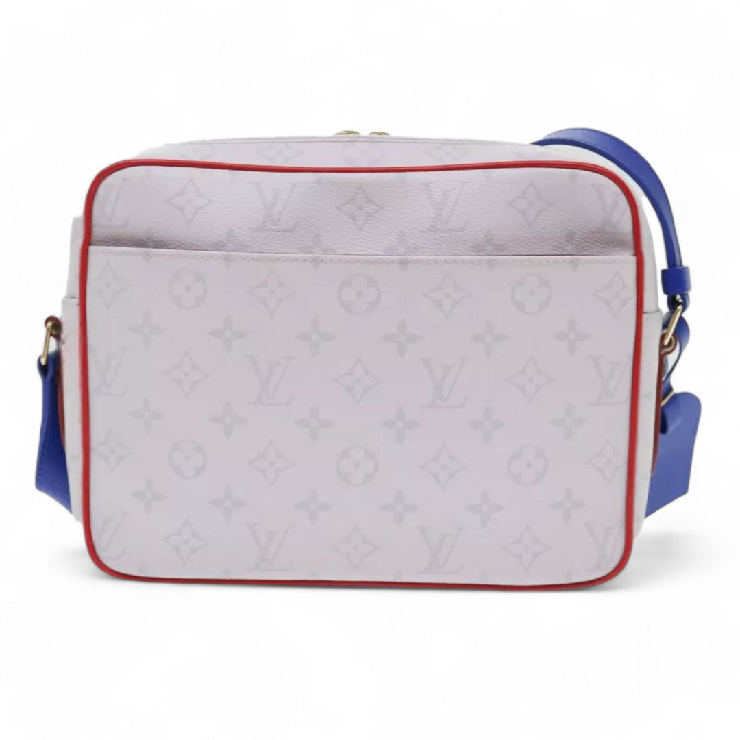 Louis Vuitton Monogram Nile PM Shoulder Bag NBA White Blue Strap Men's Bag