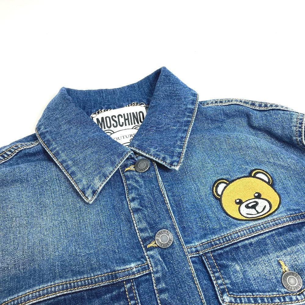 MOSCHINO Denim Jacket denim blue Teddy bear apparel 4