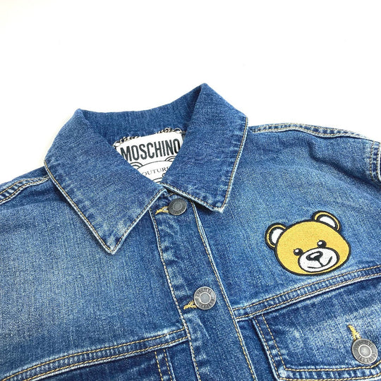 MOSCHINO Denim Jacket denim blue Teddy bear apparel 4