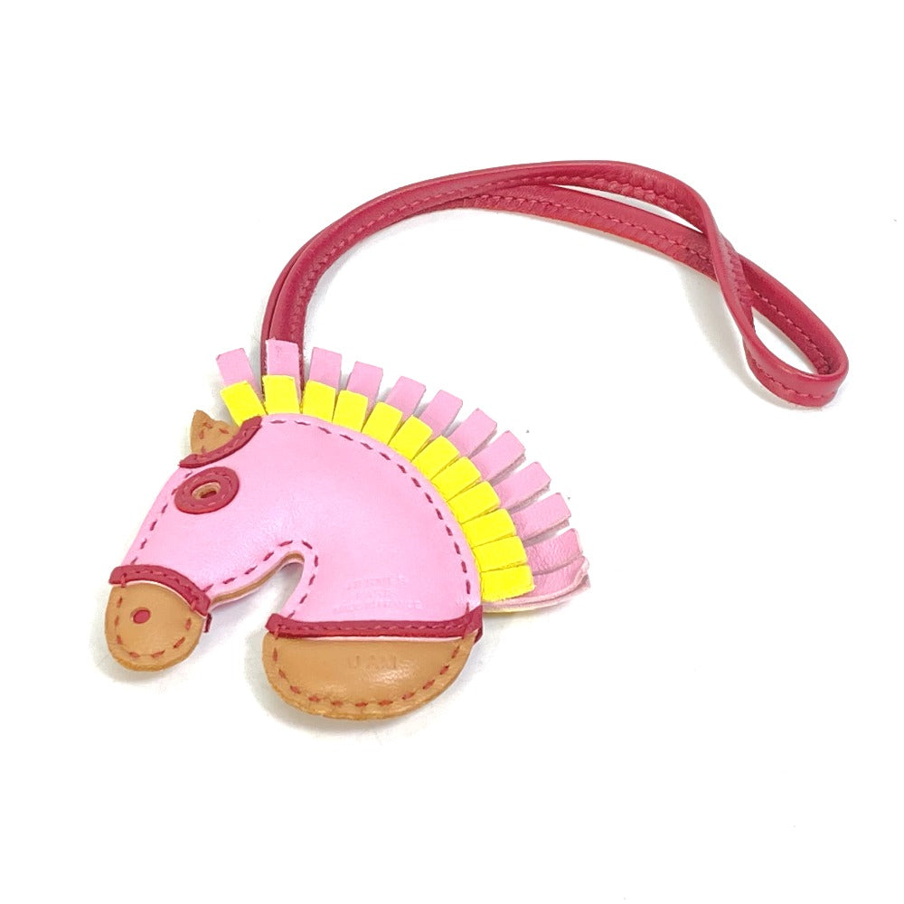 HERMES charm Anyo Miro pink sylvest horse zebra Gigi Camaille