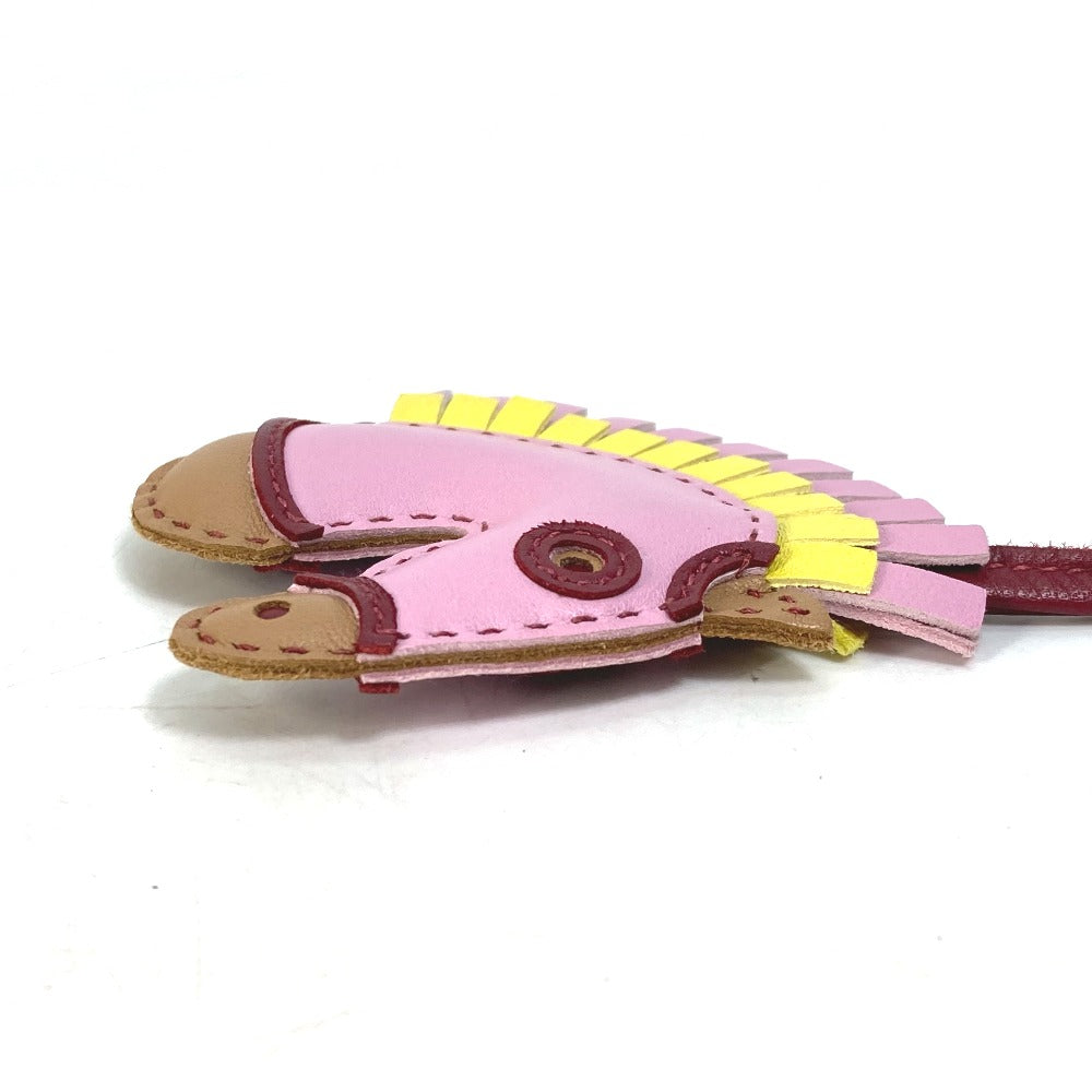 HERMES charm Anyo Miro pink sylvest horse zebra Gigi Camaille