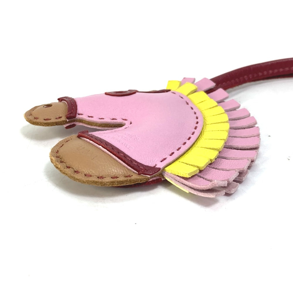 HERMES charm Anyo Miro pink sylvest horse zebra Gigi Camaille