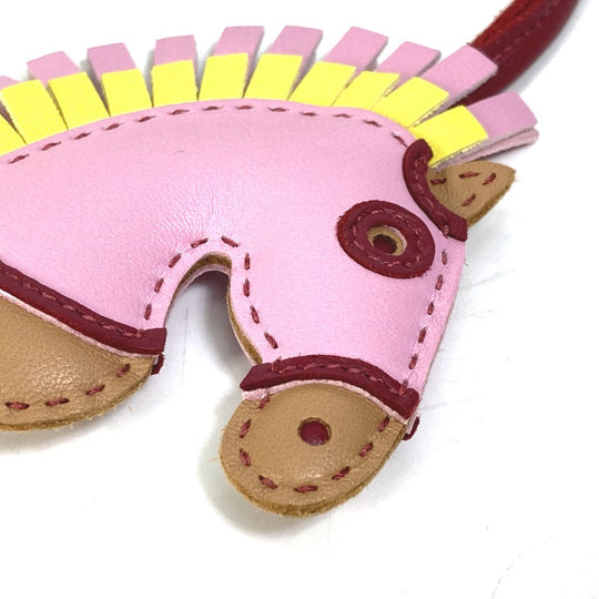 HERMES charm Anyo Miro pink sylvest horse zebra Gigi Camaille
