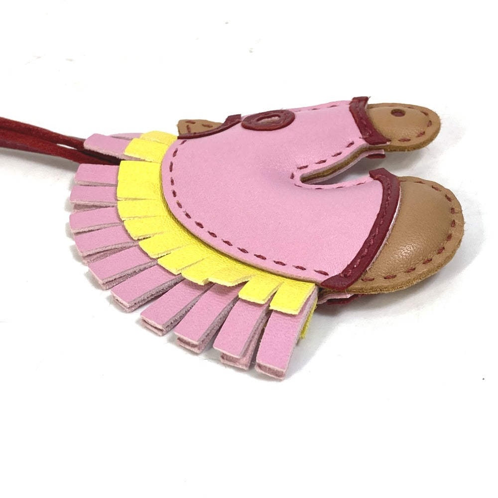 HERMES charm Anyo Miro pink sylvest horse zebra Gigi Camaille