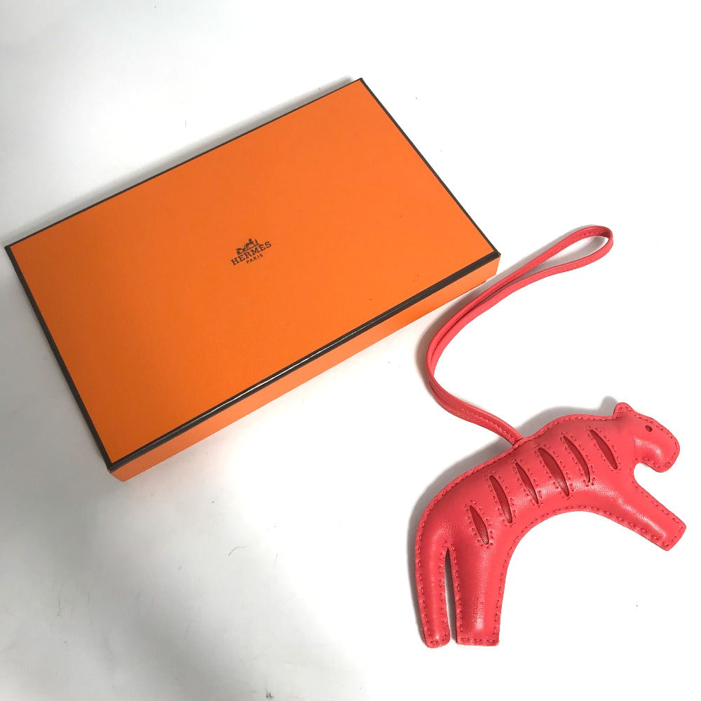 HERMES charm Anyo Miro pink Tiger Tiger Rulu Women Used Authentic
