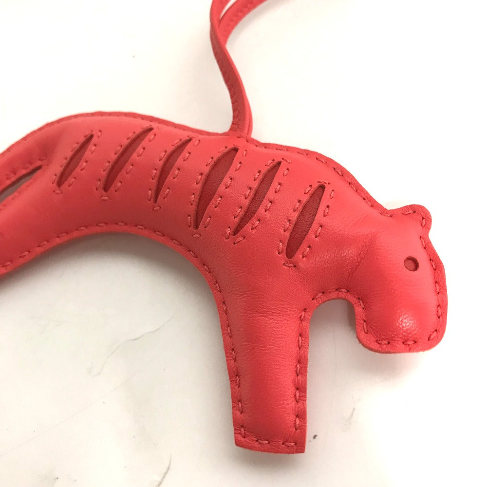 HERMES charm Anyo Miro pink Tiger Tiger Rulu Women Used Authentic