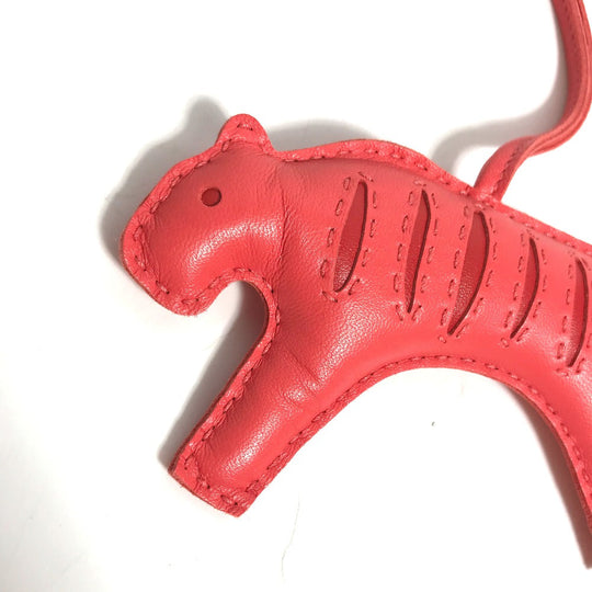 HERMES charm Anyo Miro pink Tiger Tiger Rulu Women Used Authentic