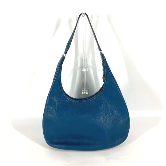HERMES Shoulder Bag Taurillon Clemence blue Gao Women Used Authentic
