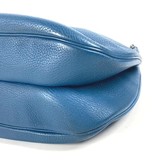 HERMES Shoulder Bag Taurillon Clemence blue Gao Women Used Authentic