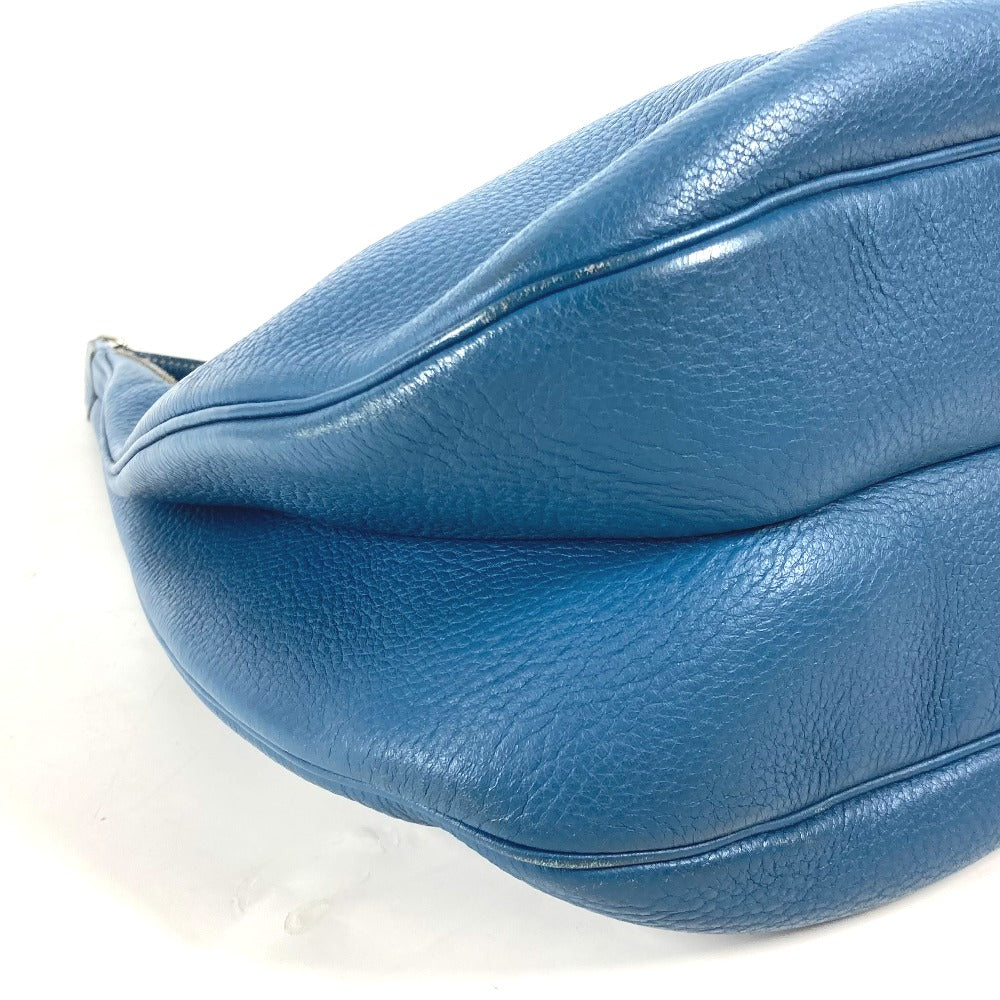 HERMES Shoulder Bag Taurillon Clemence blue Gao Women Used Authentic