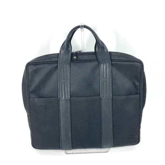 HERMES Business bag Nylon black 2WAY Acapulco Odinatur Women Used Authentic
