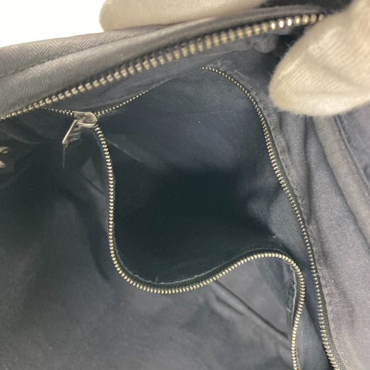 HERMES Business bag Nylon black 2WAY Acapulco Odinatur Women Used Authentic