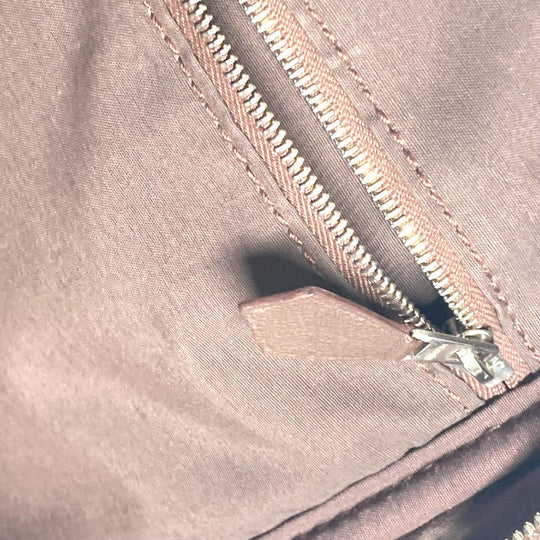 HERMES Business bag Nylon Brown Shoulder Acapulco Odinatur mens Used Authentic