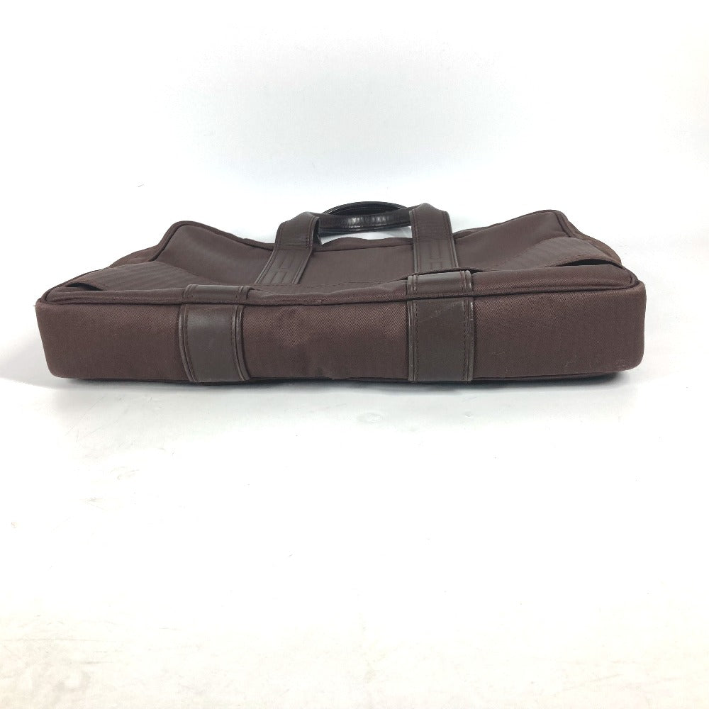 HERMES Business bag Nylon Brown Shoulder Acapulco Odinatur mens Used Authentic