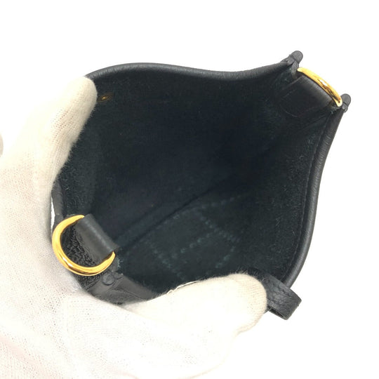 HERMES Shoulder Bag H069426CK Taurillon Clemence black Evelyn TPM Amazone