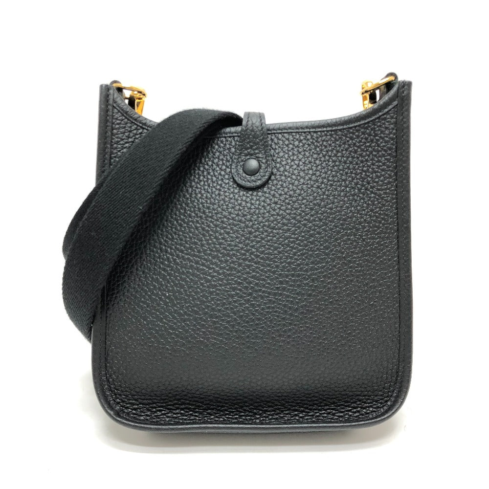 HERMES Shoulder Bag H069426CK Taurillon Clemence black Evelyn TPM Amazone