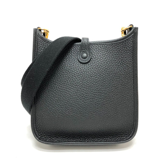 HERMES Shoulder Bag H069426CK Taurillon Clemence black Evelyn TPM Amazone