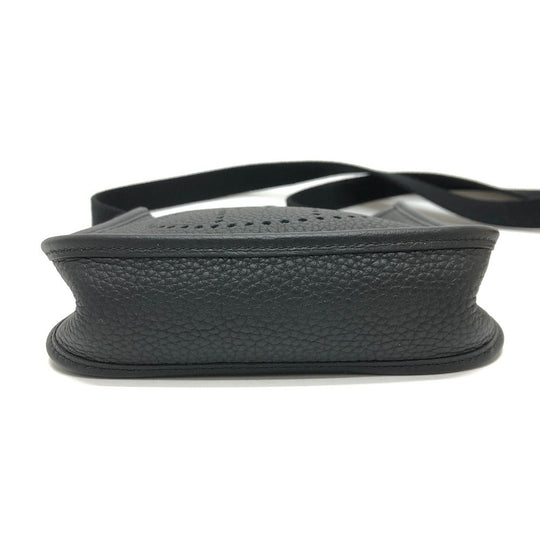 HERMES Shoulder Bag H069426CK Taurillon Clemence black Evelyn TPM Amazone