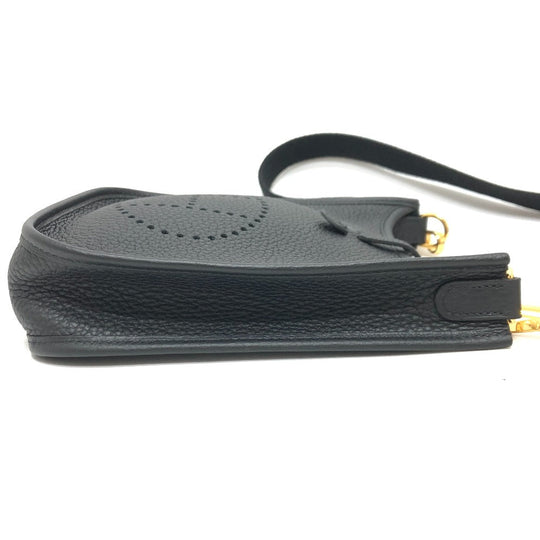 HERMES Shoulder Bag H069426CK Taurillon Clemence black Evelyn TPM Amazone