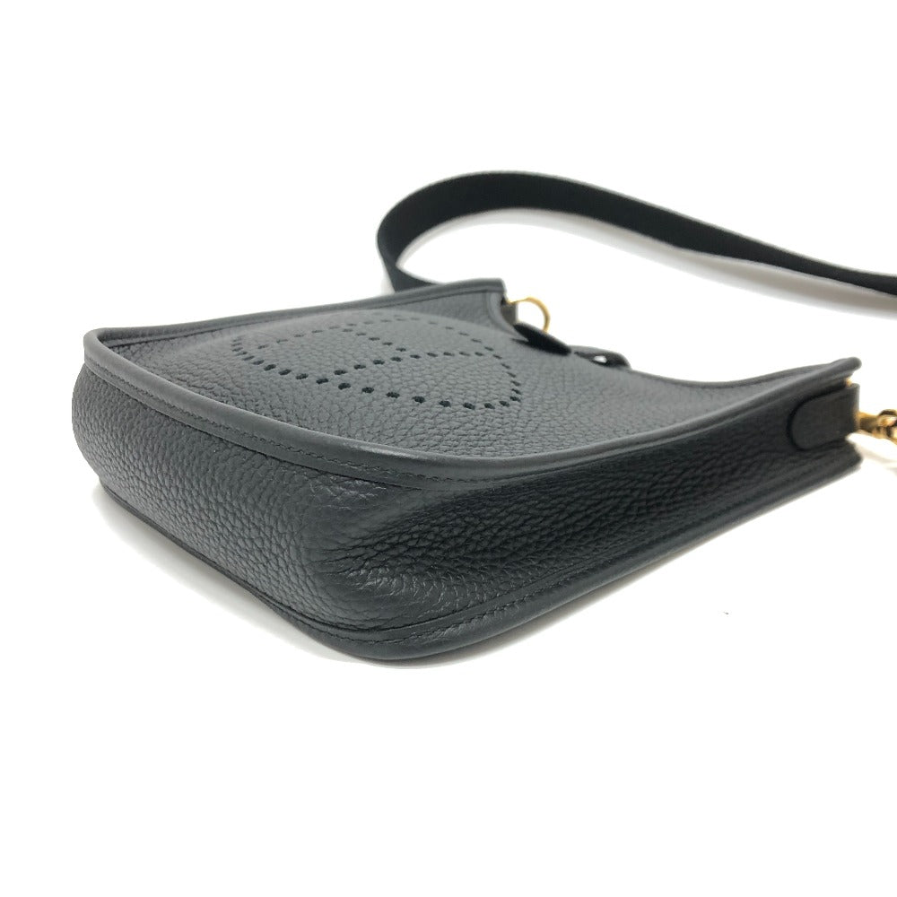 HERMES Shoulder Bag H069426CK Taurillon Clemence black Evelyn TPM Amazone