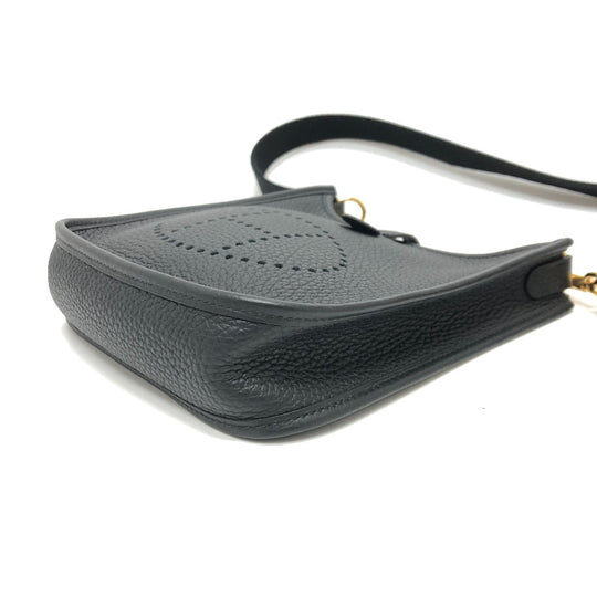HERMES Shoulder Bag H069426CK Taurillon Clemence black Evelyn TPM Amazone