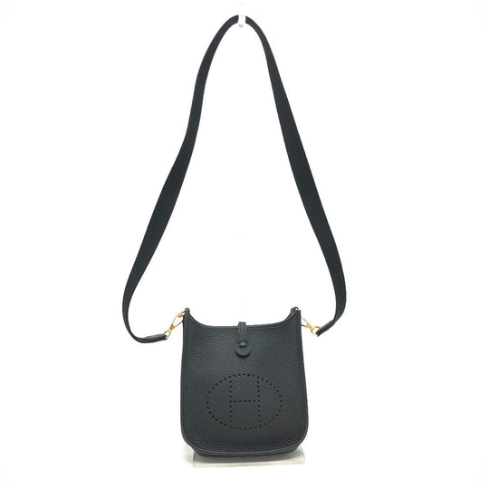 HERMES Shoulder Bag H069426CK Taurillon Clemence black Evelyn TPM Amazone