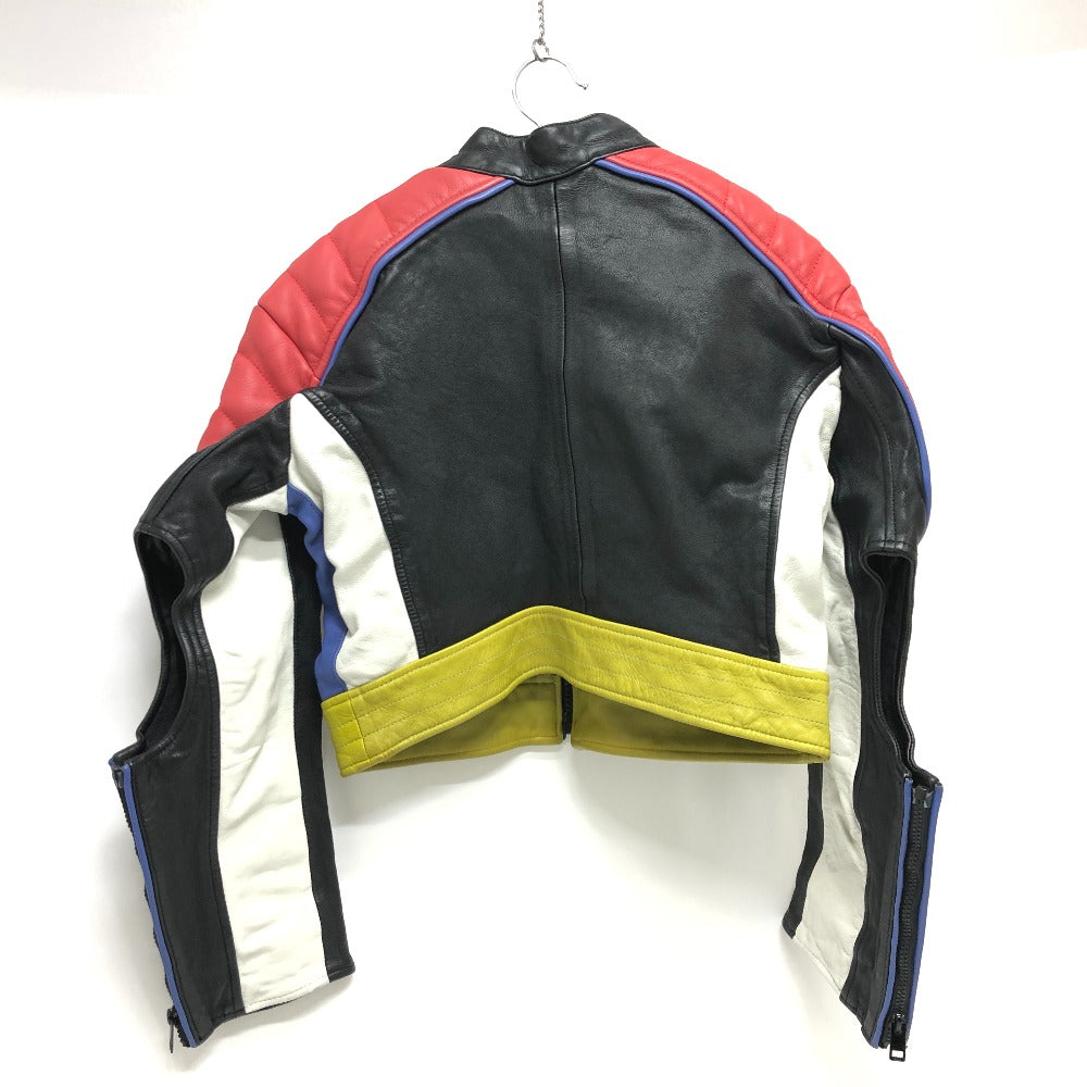 DIESEL Jacket leather multicolor Riders Women XXS Used Authentic