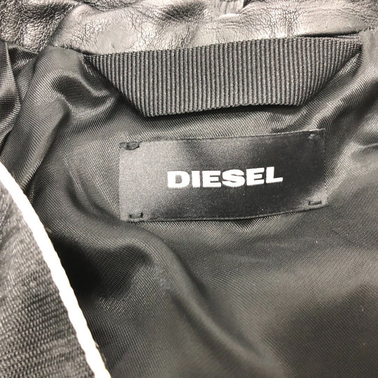 DIESEL Jacket leather multicolor Riders Women XXS Used Authentic