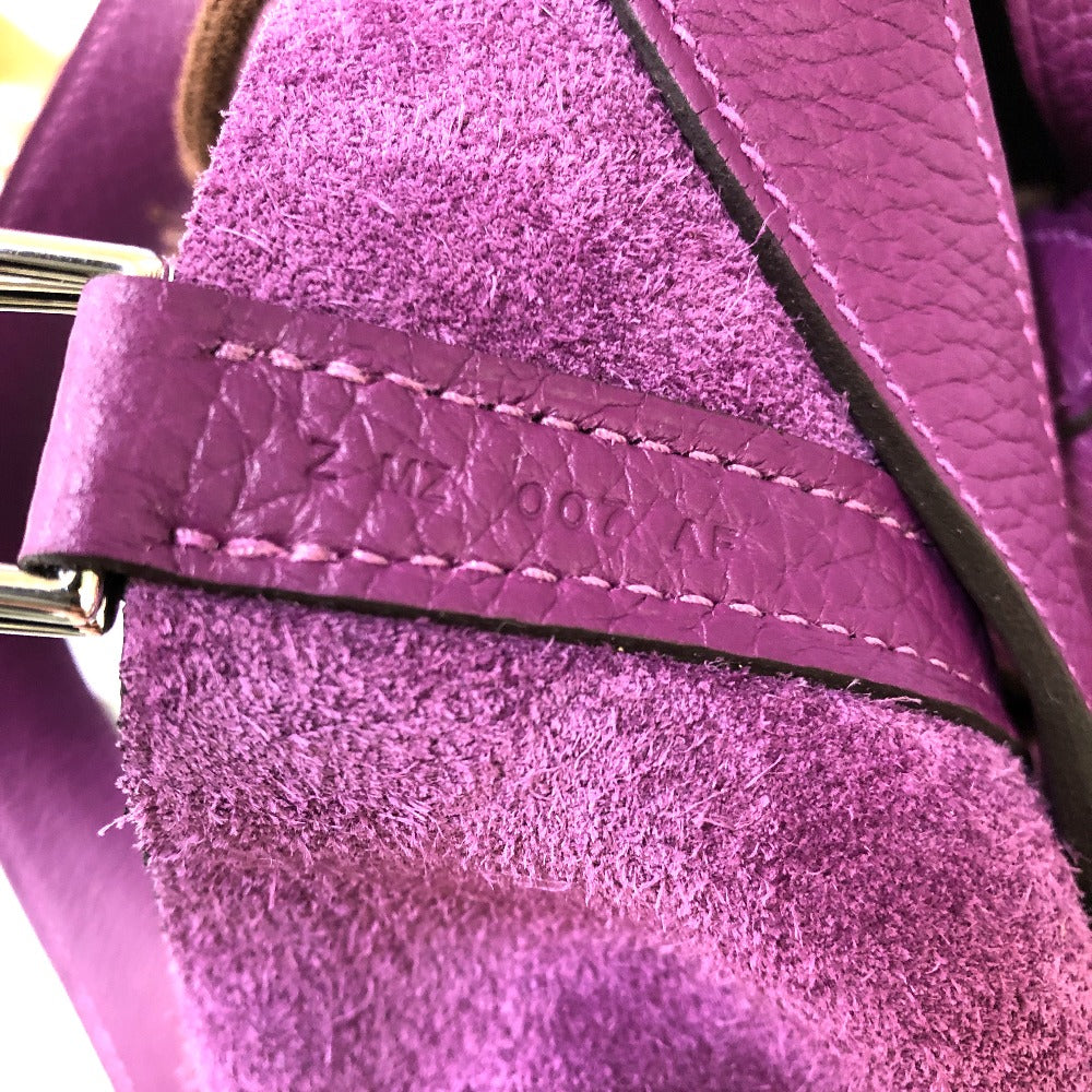 HERMES Handbag leather purple Picotan Lock PM