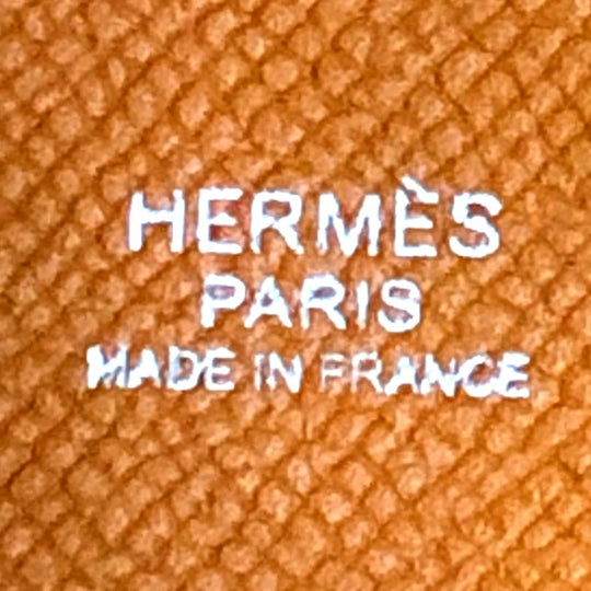 HERMES Handbag Epsom Orange Picotan Lock PM Tresage