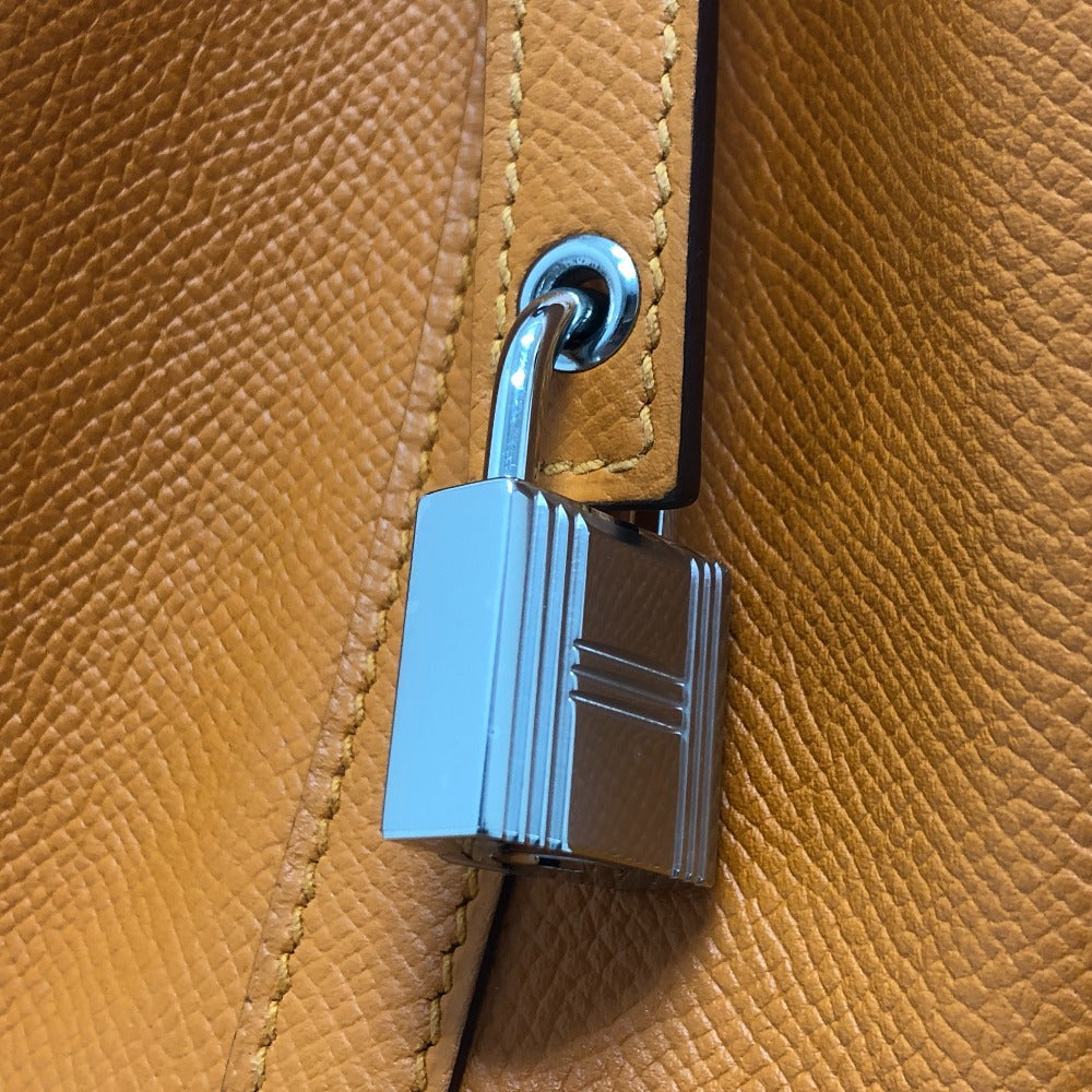 HERMES Handbag Epsom Orange Picotan Lock PM Tresage