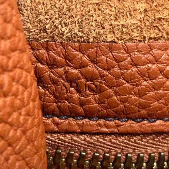 HERMES Shoulder Bag Taurillon Clemence Brown Boolean Lang Women Used Authentic