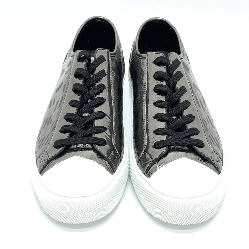 LOUIS VUITTON sneakers 1A90GA Leather , Metallic Damier Leather gray Damier Tattoo Line 7