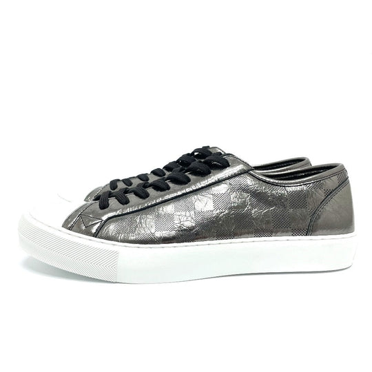 LOUIS VUITTON sneakers 1A90GA Leather , Metallic Damier Leather gray Damier Tattoo Line 7