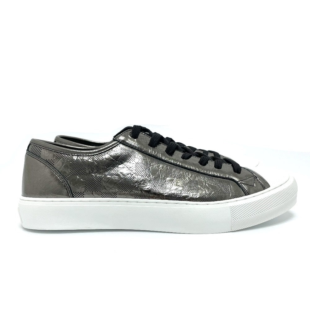 LOUIS VUITTON sneakers 1A90GA Leather , Metallic Damier Leather gray Damier Tattoo Line 7