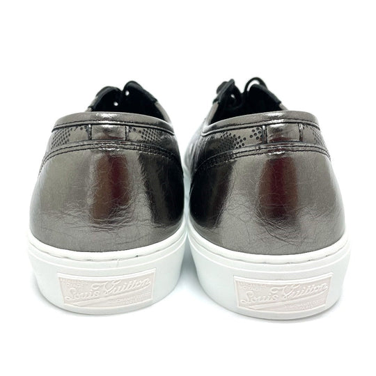 LOUIS VUITTON sneakers 1A90GA Leather , Metallic Damier Leather gray Damier Tattoo Line 7