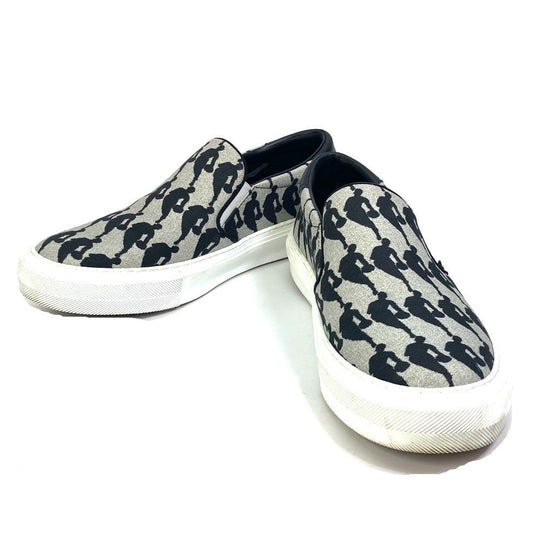 LOUIS VUITTON Slip-on Canvas, Canvas gray NBA collaboration Trocadero Sneakers Slip-on mens 6 Used Authentic