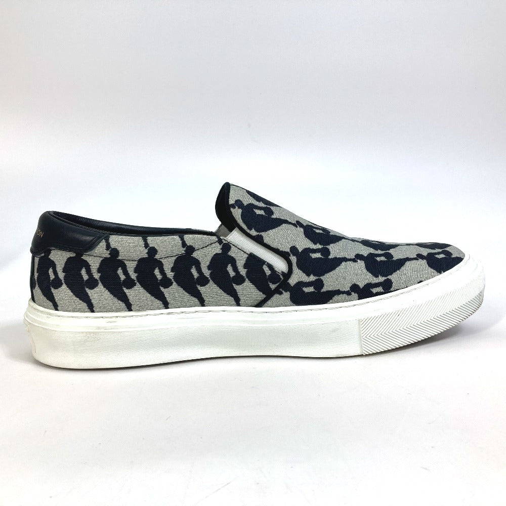 LOUIS VUITTON Slip-on Canvas, Canvas gray NBA collaboration Trocadero Sneakers Slip-on mens 6 Used Authentic