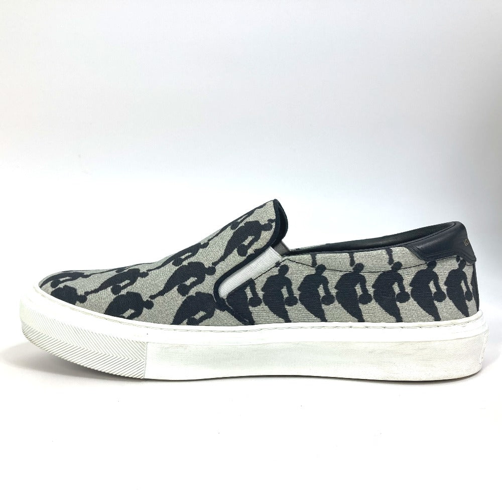 LOUIS VUITTON Slip-on Canvas, Canvas gray NBA collaboration Trocadero Sneakers Slip-on mens 6 Used Authentic