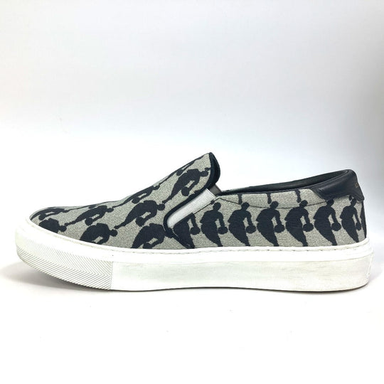 LOUIS VUITTON Slip-on Canvas, Canvas gray NBA collaboration Trocadero Sneakers Slip-on mens 6 Used Authentic