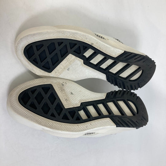 LOUIS VUITTON sneakers Leather, Knit white fuel power sneakers 8.5