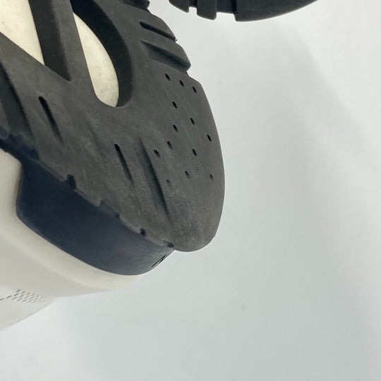 LOUIS VUITTON sneakers Leather, Knit white fuel power sneakers 8.5