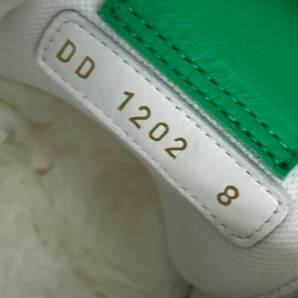 LOUIS VUITTON sneakers 1AB8KP leather green Kusama Yayoi Collaboration LV x YK LV Trainer Line Sneakers mens 8 Used Authentic