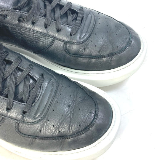 LOUIS VUITTON sneakers leather black Beverly Hills Line mens 8.5 Used Authentic
