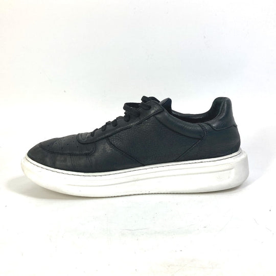 LOUIS VUITTON sneakers leather black Beverly Hills Line mens 8.5 Used Authentic