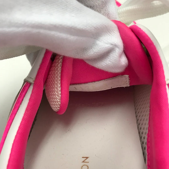 LOUIS VUITTON sneakers leather pink run away low cut 36.5