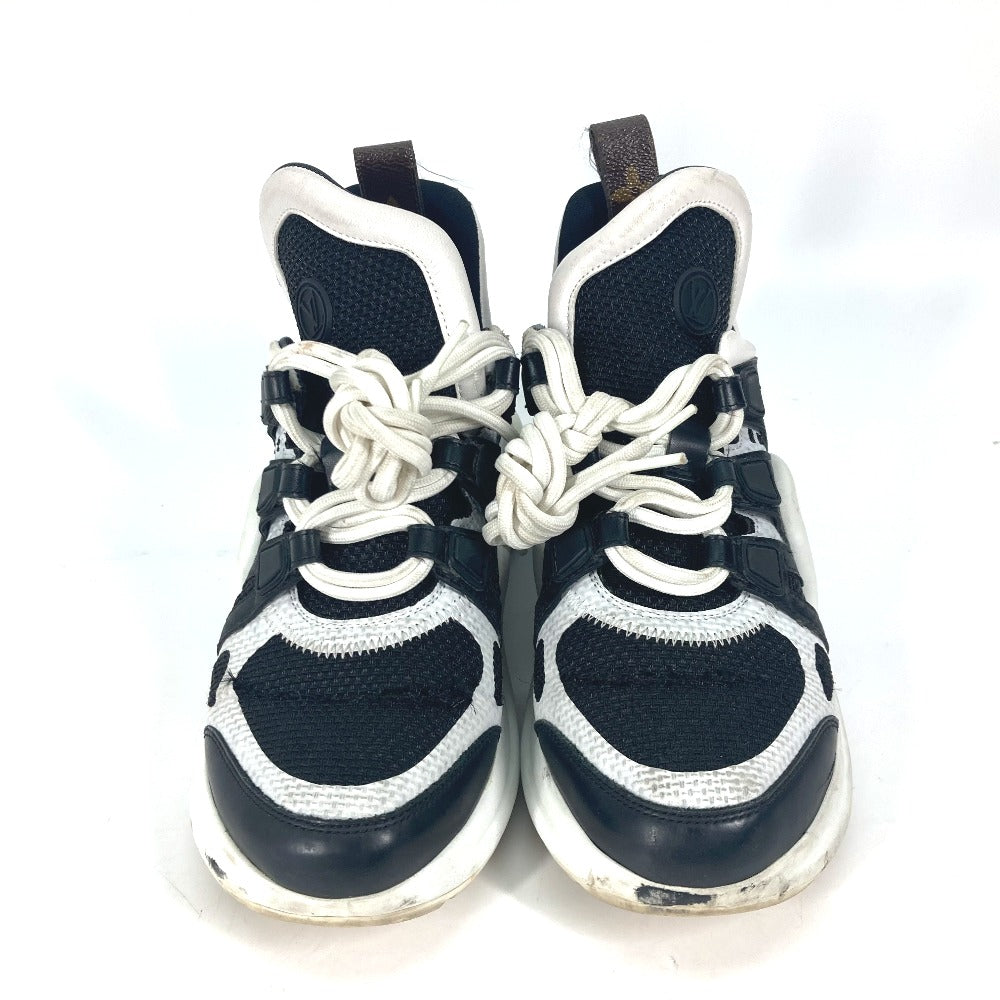 LOUIS VUITTON sneakers Technical Fabric Canvas , Leather black LV Arclight sneakers Women 36 Used Authentic