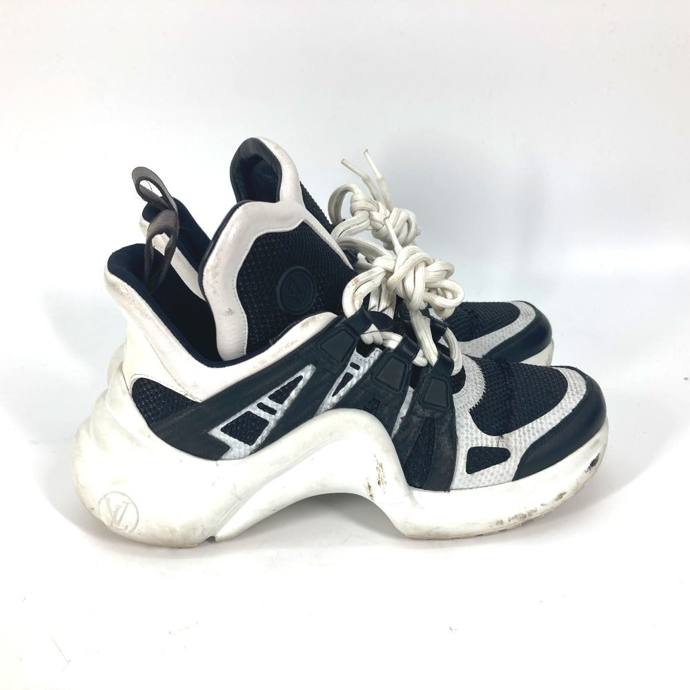 LOUIS VUITTON sneakers Technical Fabric Canvas , Leather black LV Arclight sneakers Women 36 Used Authentic