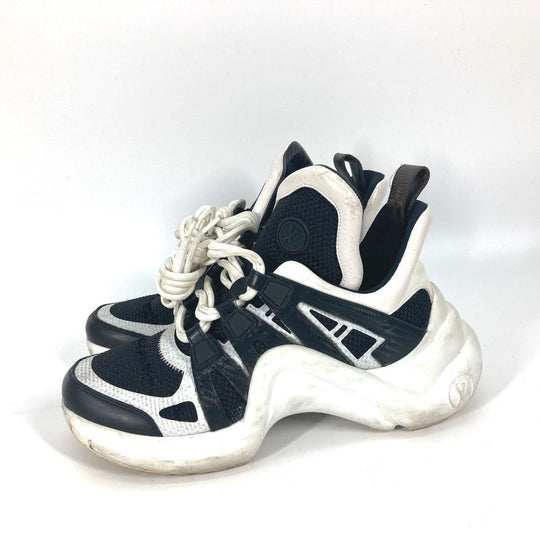 LOUIS VUITTON sneakers Technical Fabric Canvas , Leather black LV Arclight sneakers Women 36 Used Authentic