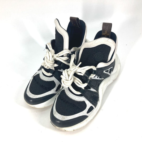 LOUIS VUITTON sneakers Technical Fabric Canvas , Leather black LV Arclight sneakers Women 36 Used Authentic